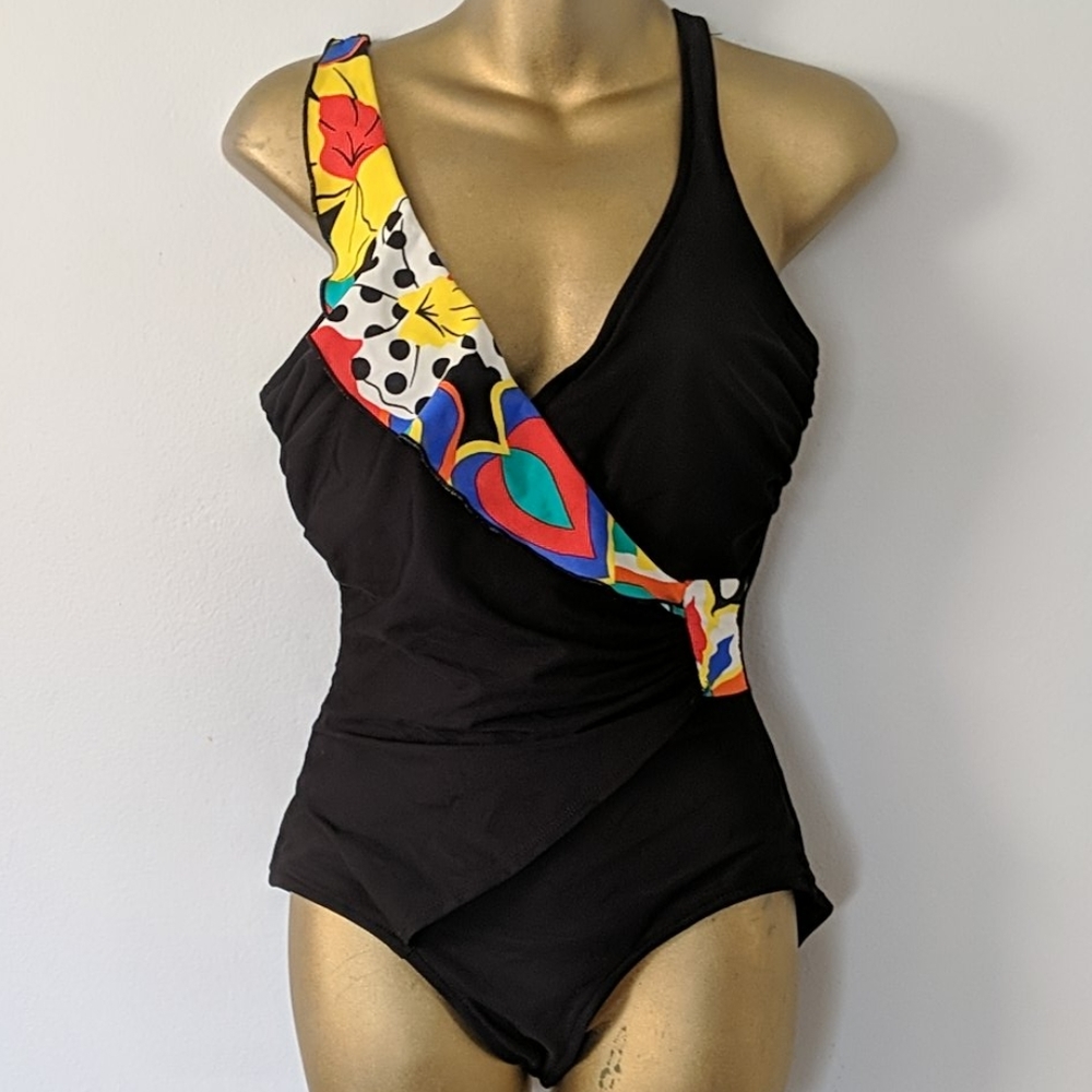 The slim suit swimsuit size 14 vintage